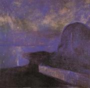 Edvard Munch By night oil painting reproduction